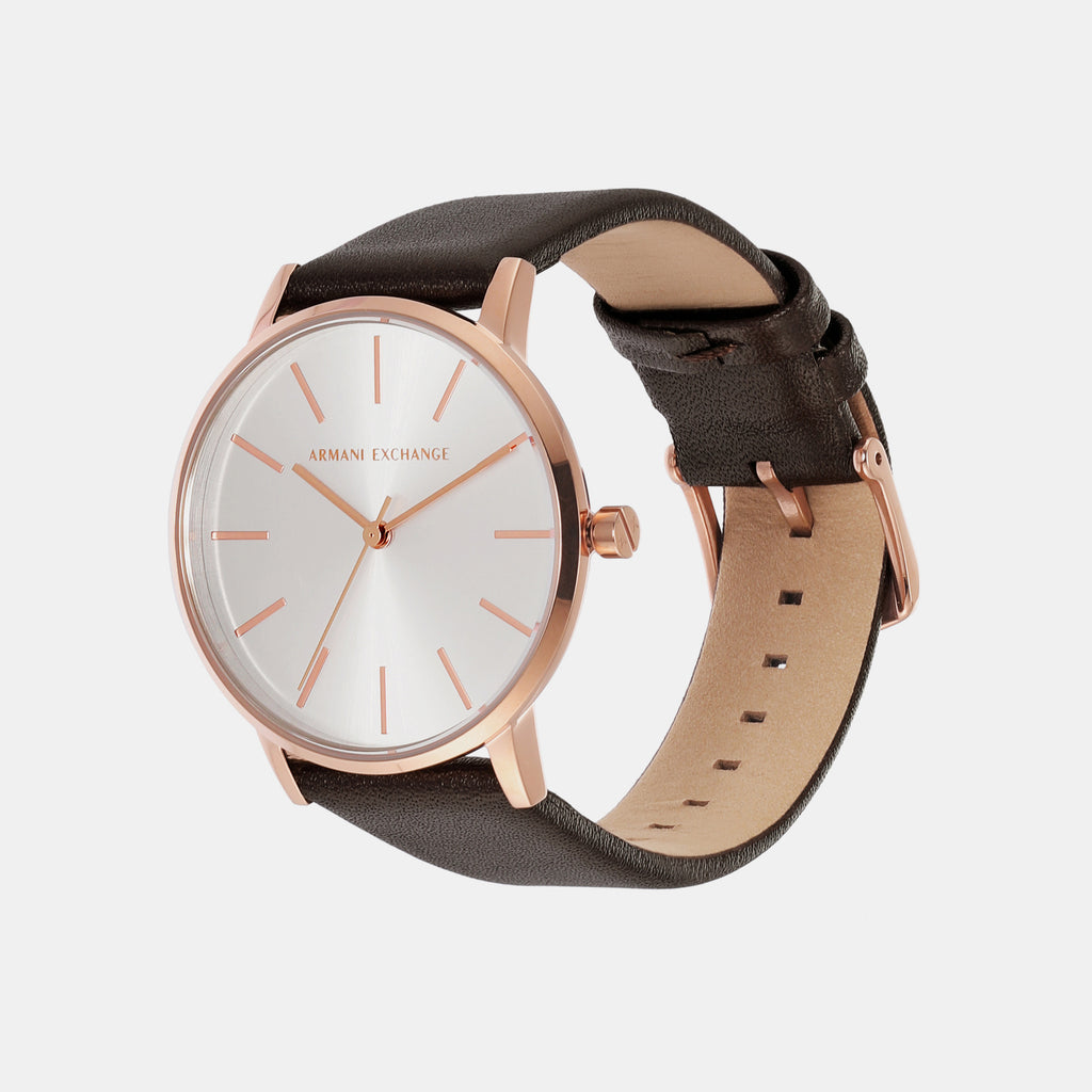 Armani Exchange Women Round Silver watch