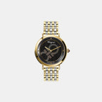 Ferragamo Round Black Analog watch
