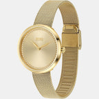 Boss Women Round Yellow watch