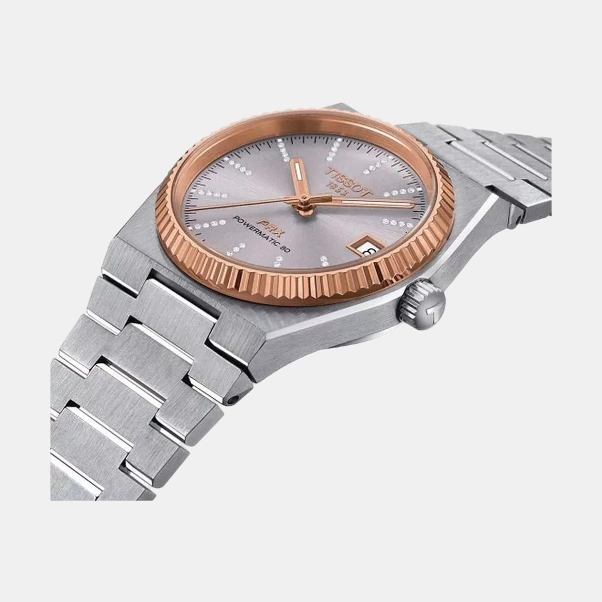 PRX Unisex Automatic Grey Dial Analog Stainless Steel Watch T9312074133600
