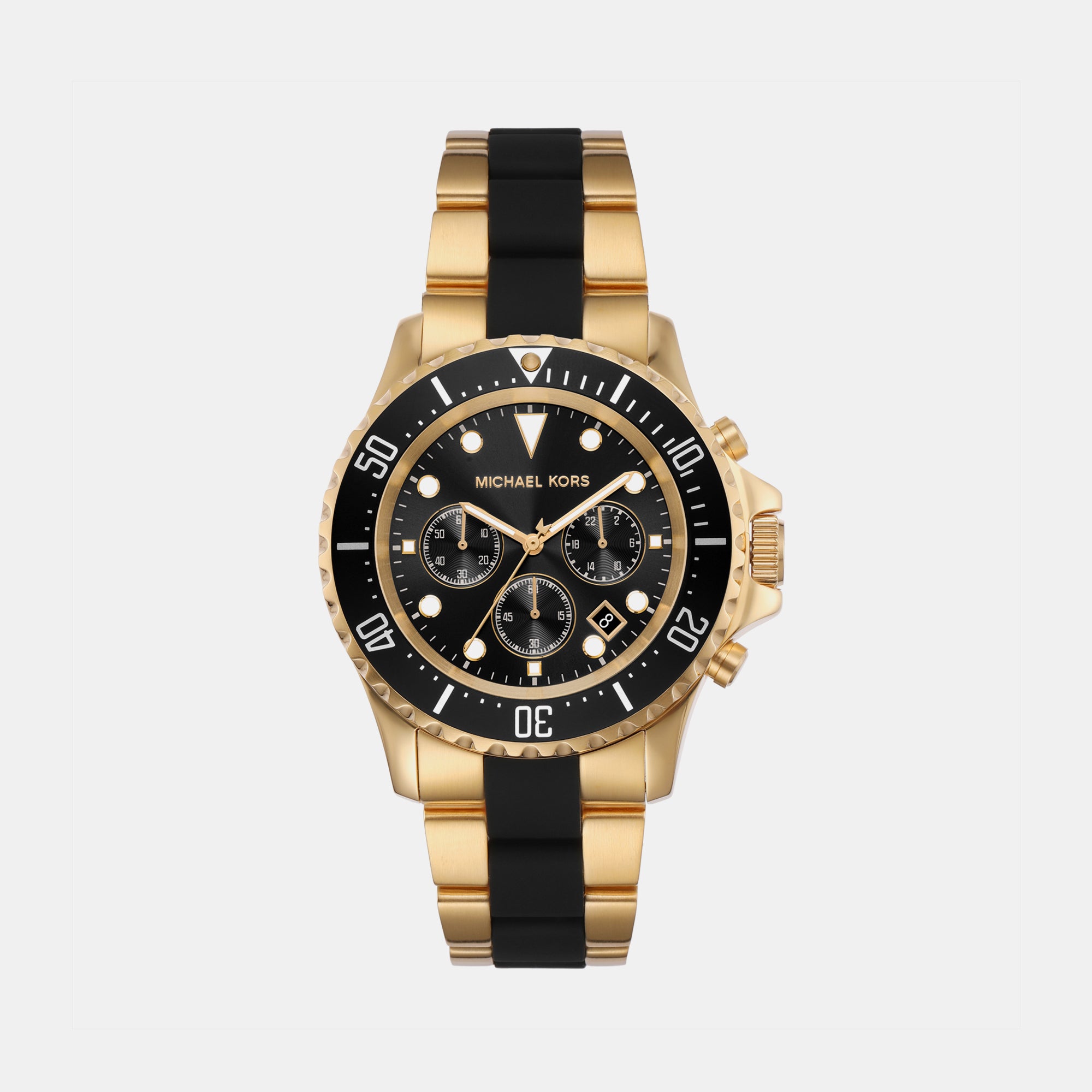 Michael Kors Round Black Chronograph watch