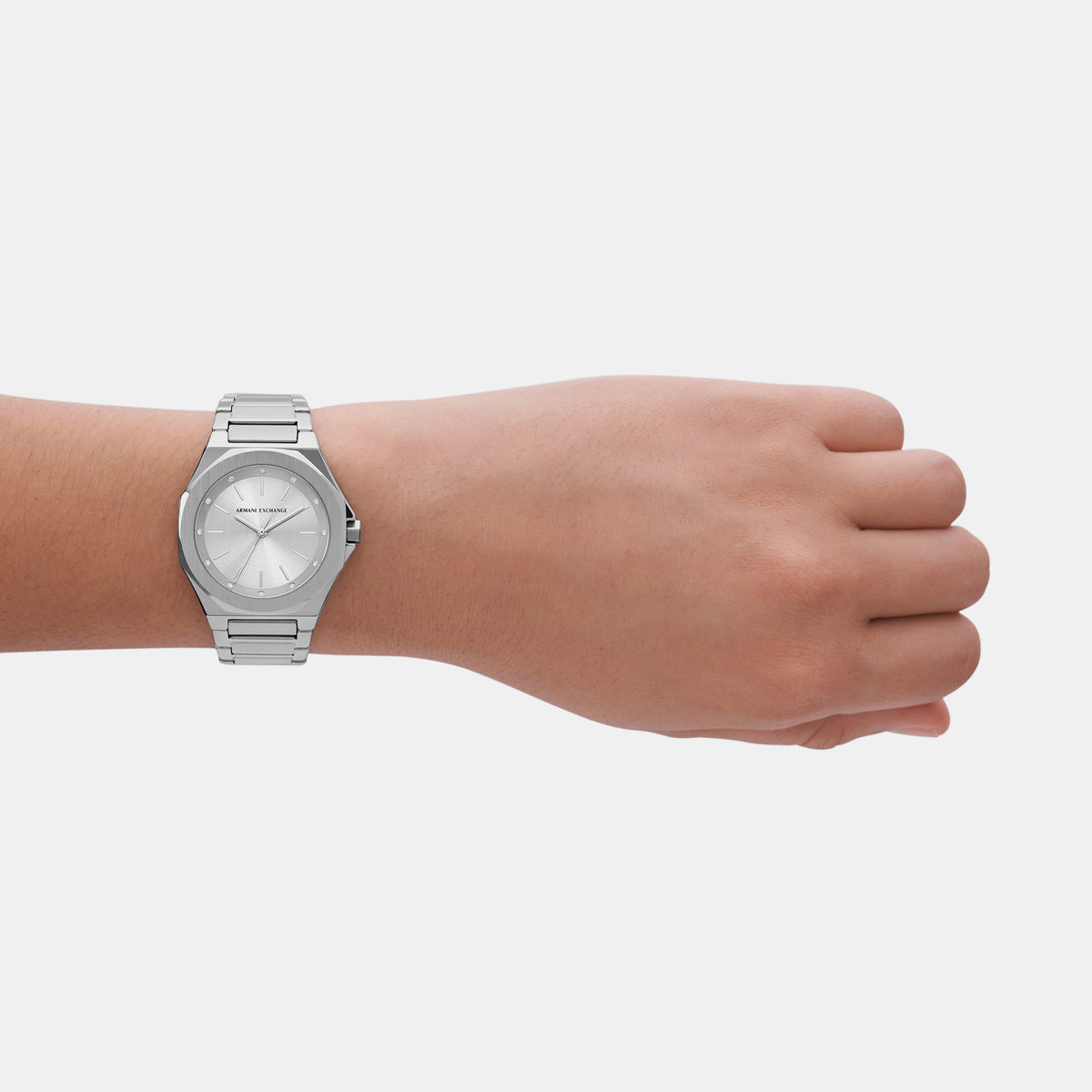 Armani Exchange Round Quartz Analog Women watch