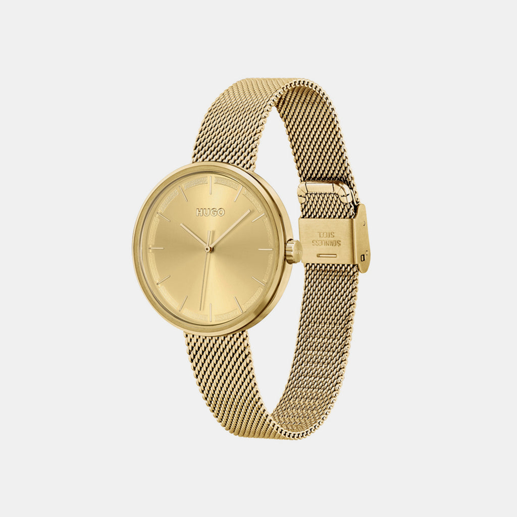 Boss Women Round Gold watch