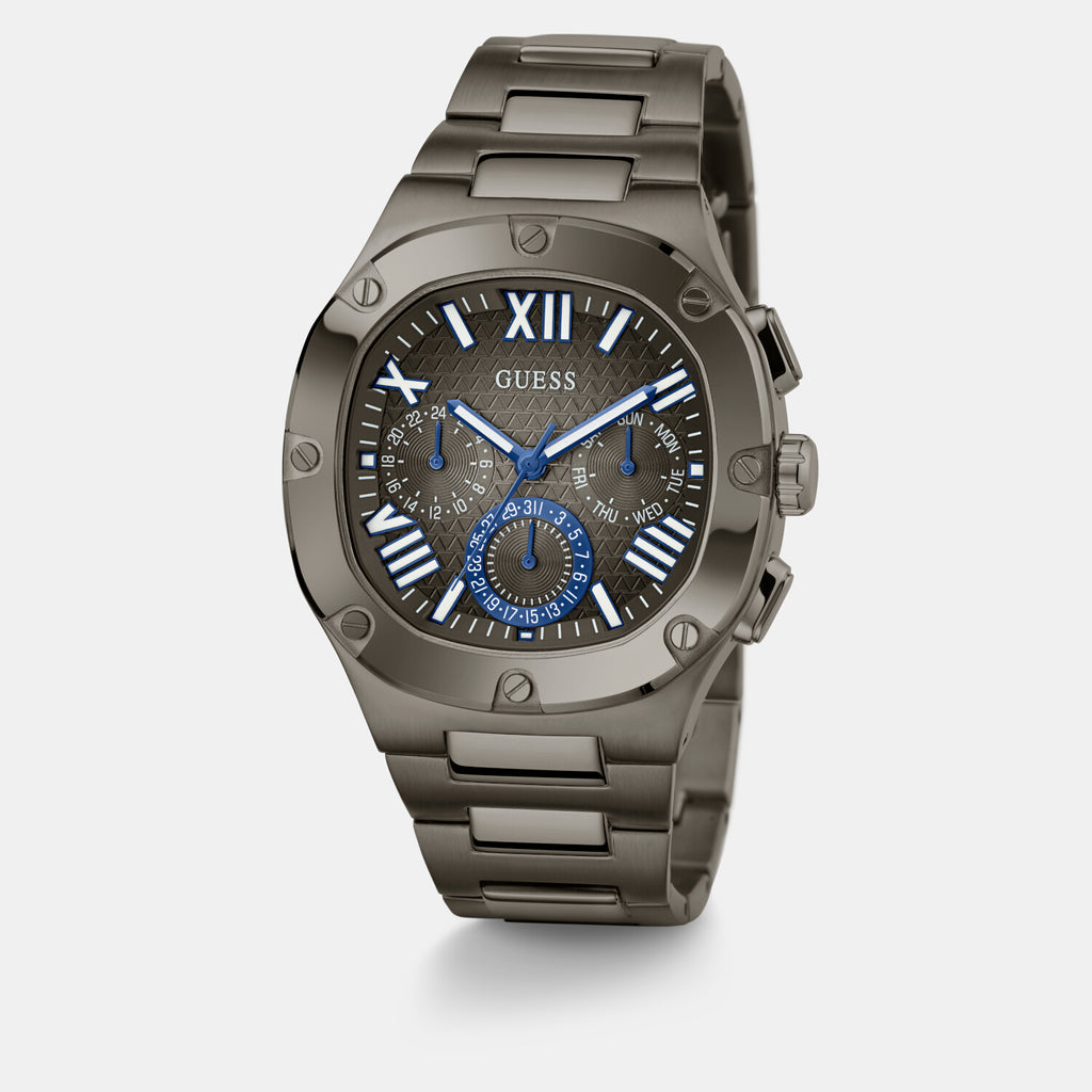 Guess Stainless Steel Gunmetal watch