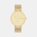 Calvin Klein Round Champagne Analog watch