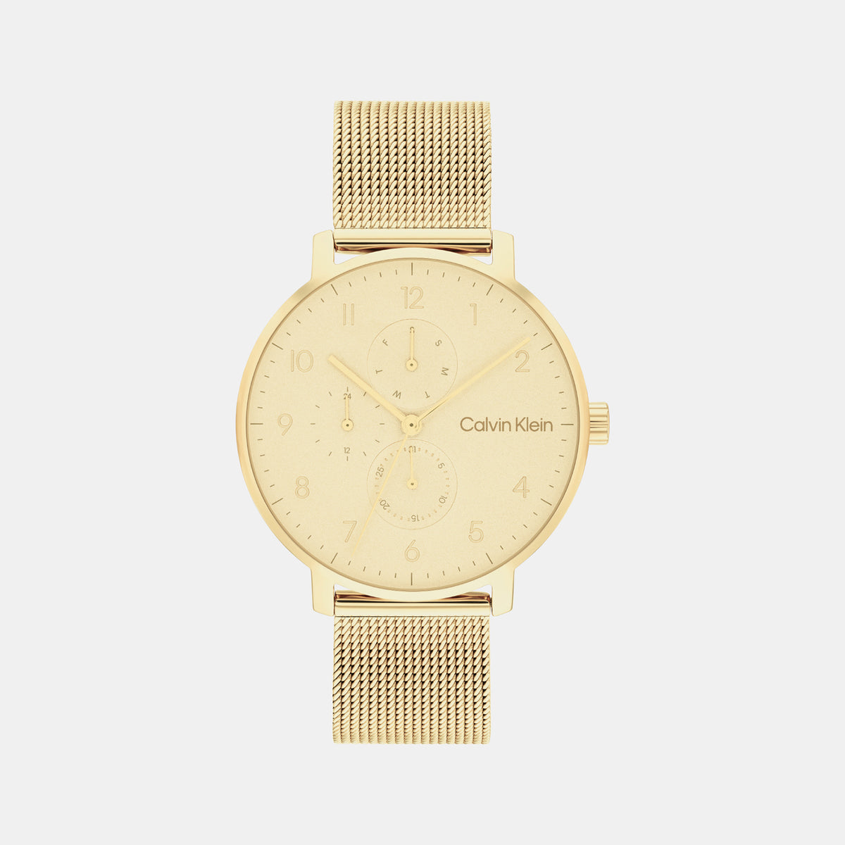Calvin Klein Round Champagne Analog watch
