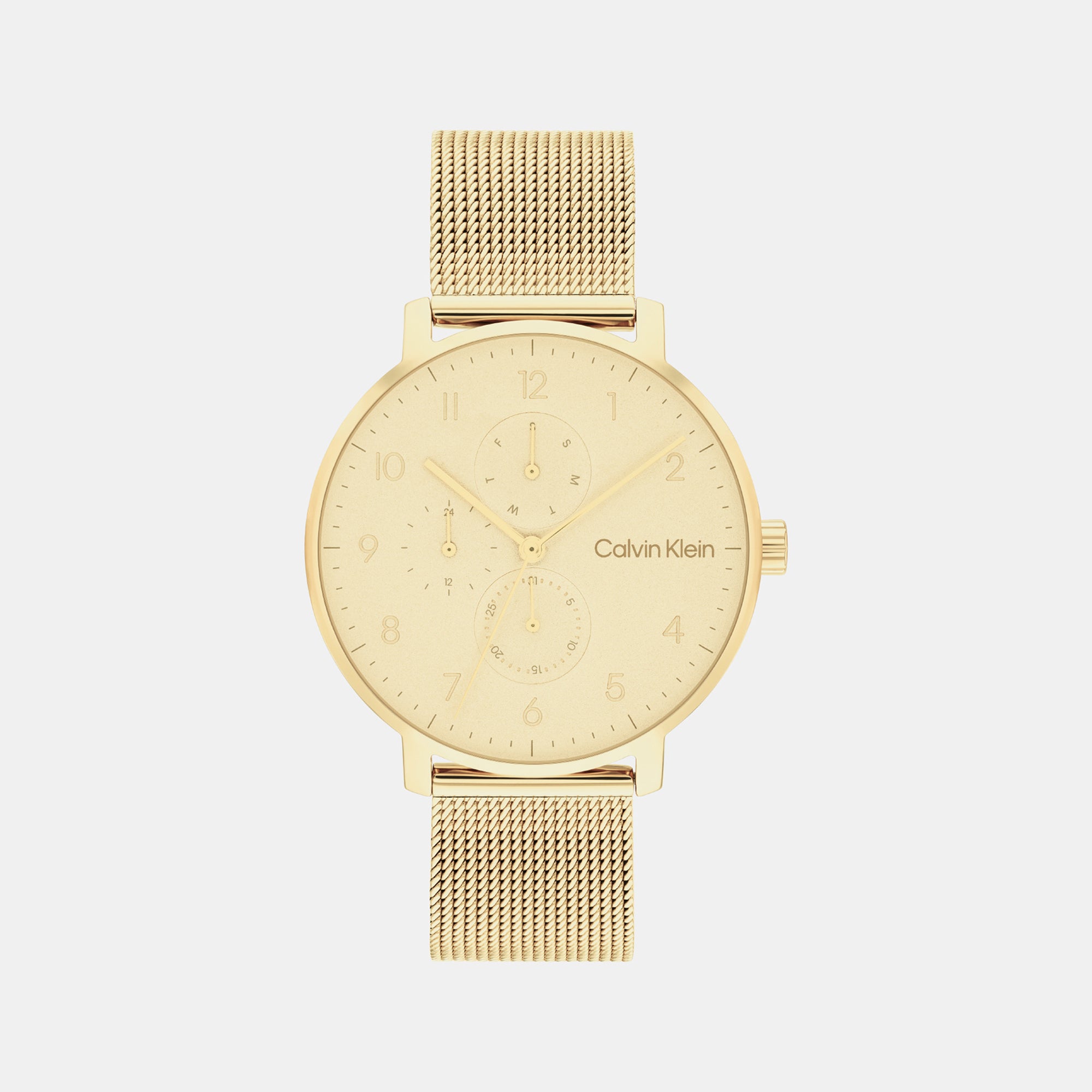 Calvin Klein Round Champagne Analog watch