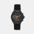Mont Neo Round Black Chronograph watch
