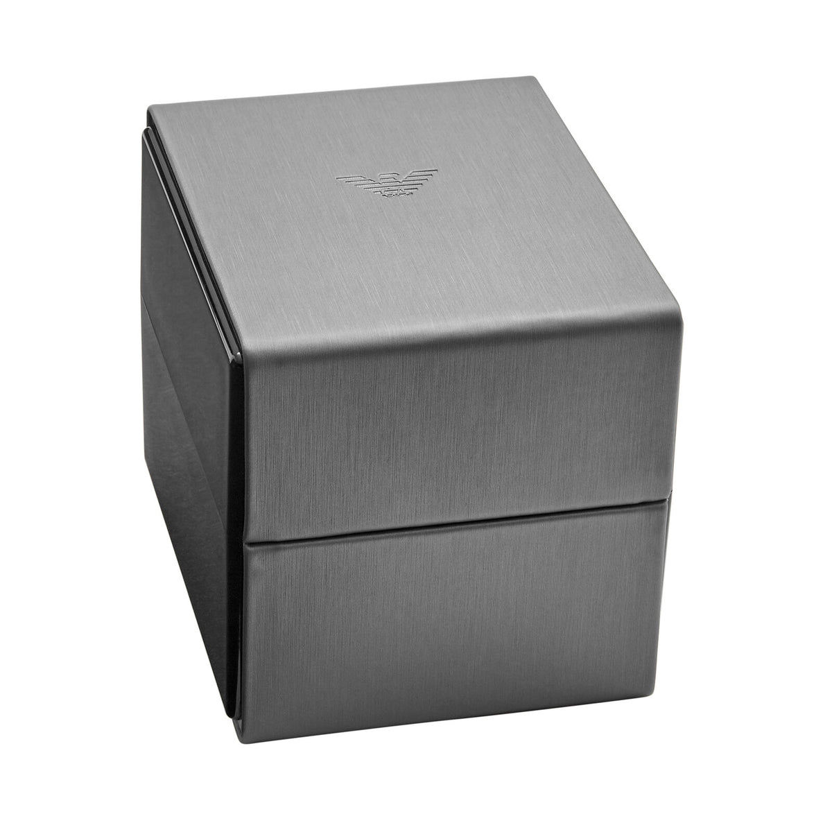Emporio Armani Leather Silver watch