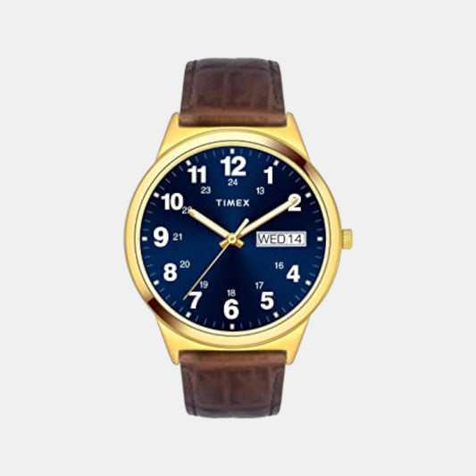 Male Analog Leather Watch TWTG10001