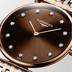 Women Quartz Brown Dial Analog Stainless Steel Watch L45121677