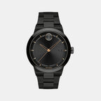 Movado Round Black Analog watch