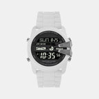 Diesel Round White Digital watch