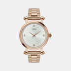 Timex Round Silver Analog watch