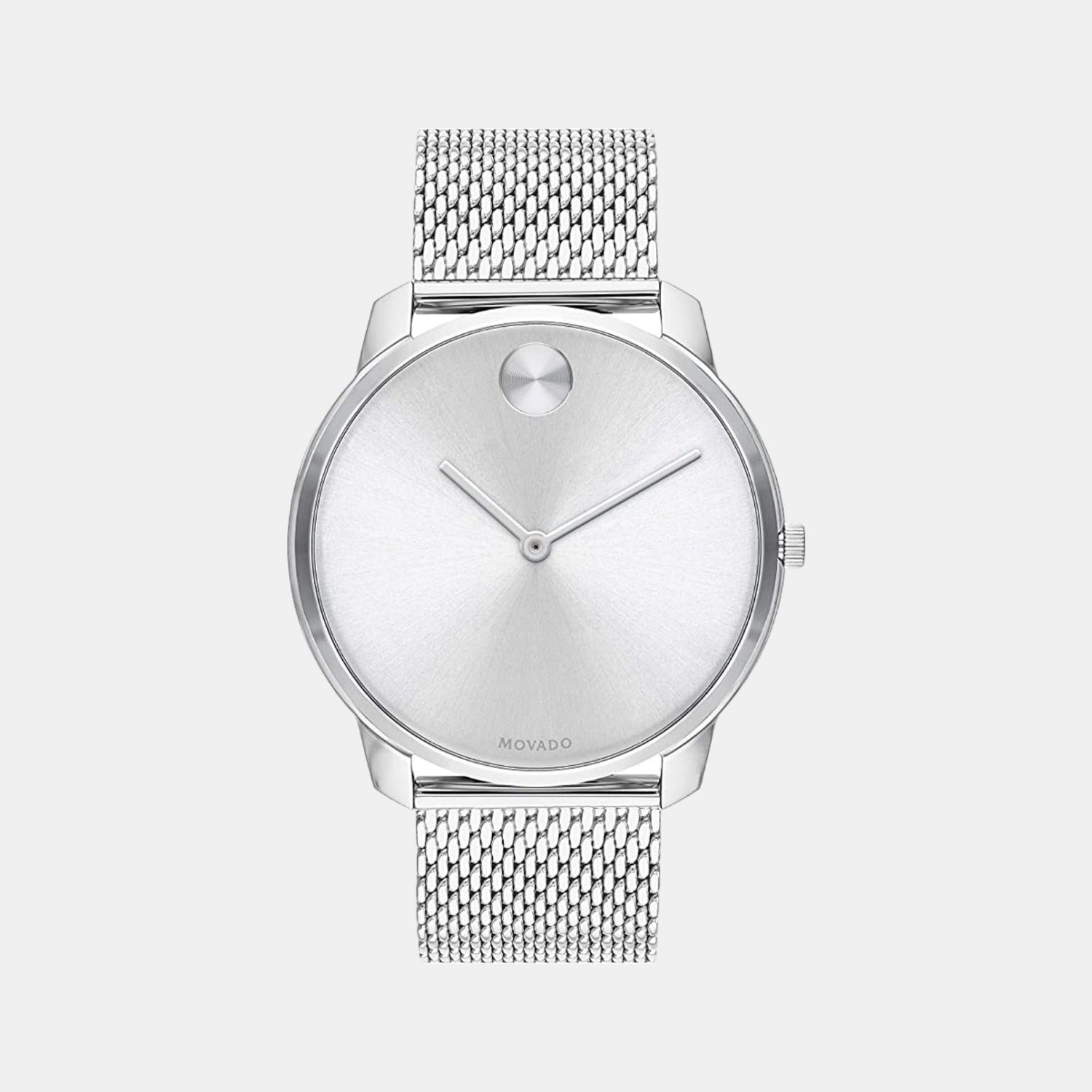 Movado Round Silver Analog watch