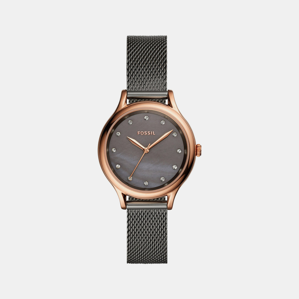 Fossil Round Mother Of Pearl Analog watch