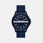 Armani Exchange Round Blue Analog watch