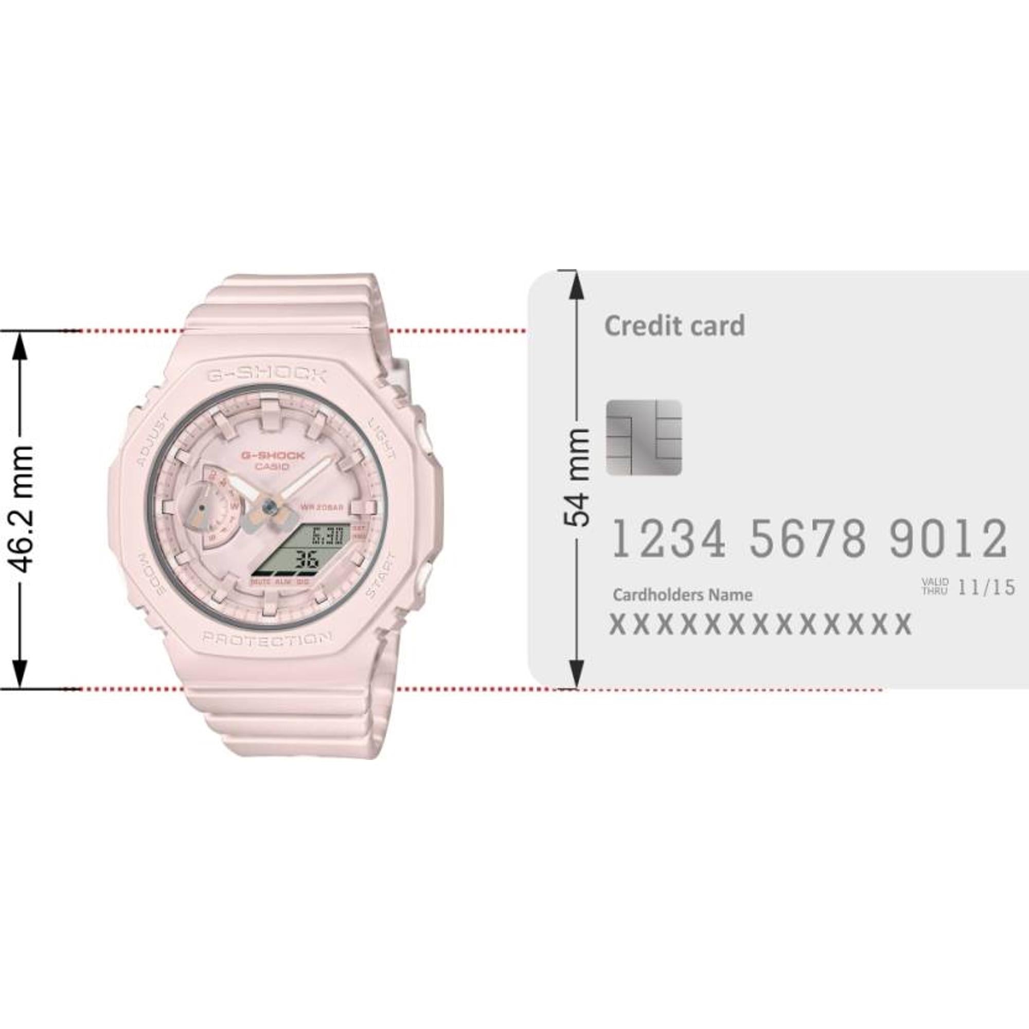 G-Shock Women Women Quartz Pink Dial Analog-Digital Resin Watch G1332