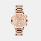 Movado Round Rose Gold Chronograph watch