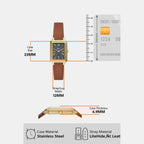 Fossil Women Rectangular Grey watch