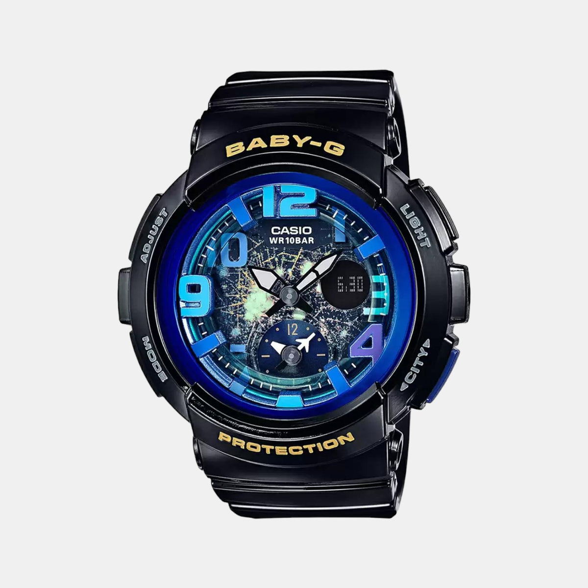 Casio Round Blue Analog-Digital watch