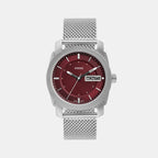 Fossil Round Silver Analog watch