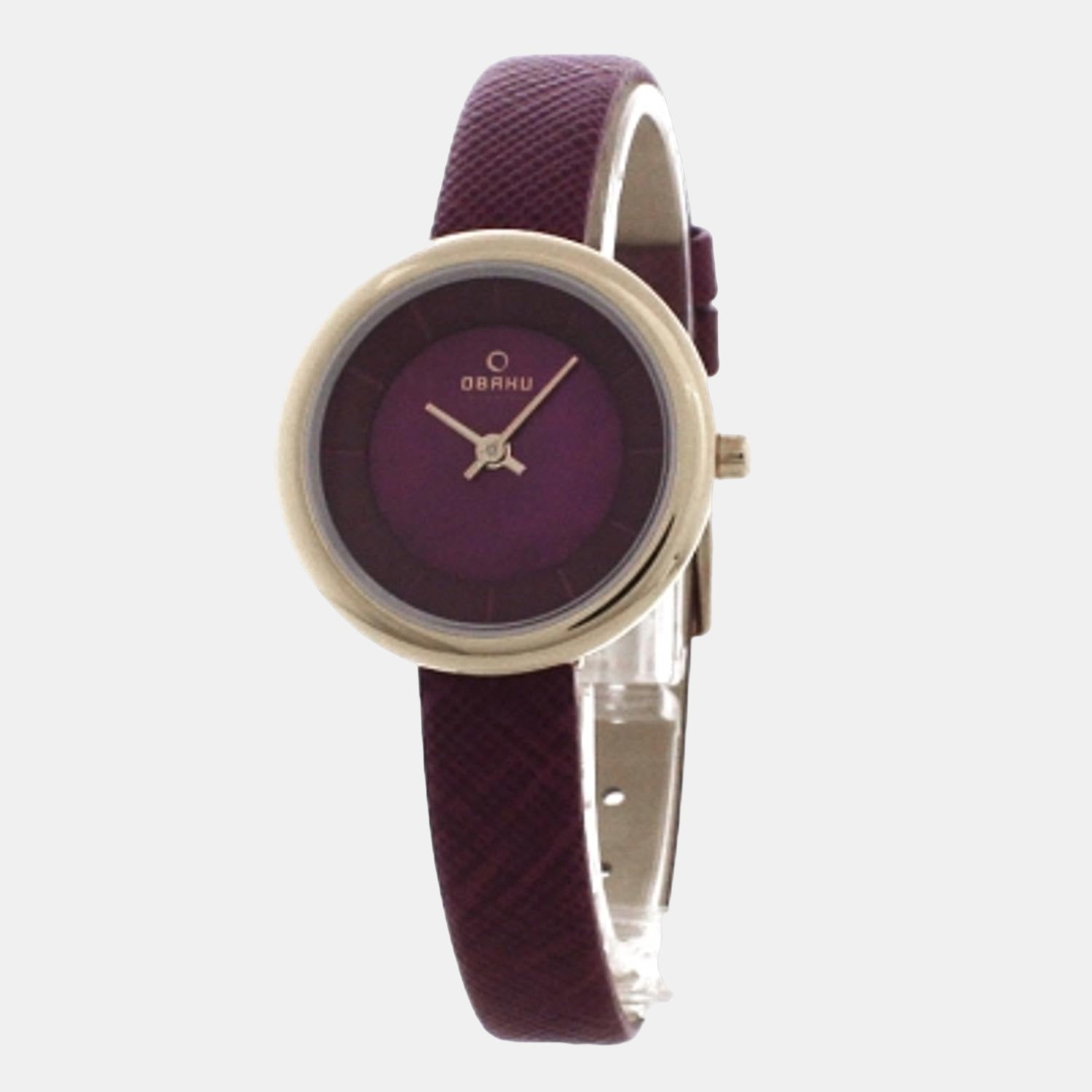 Obaku Stainless Steel Round watch