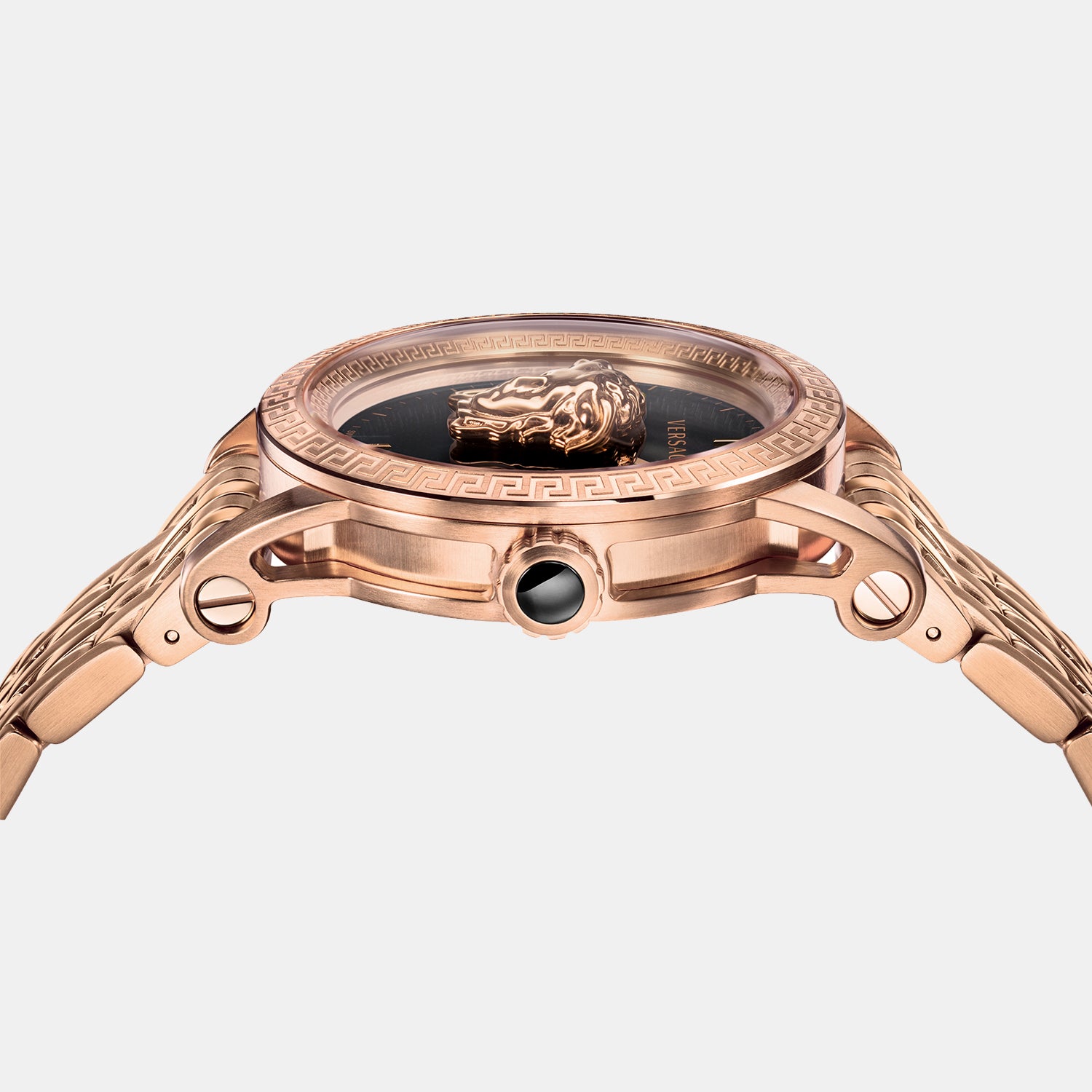 Versace Men Round Black watch