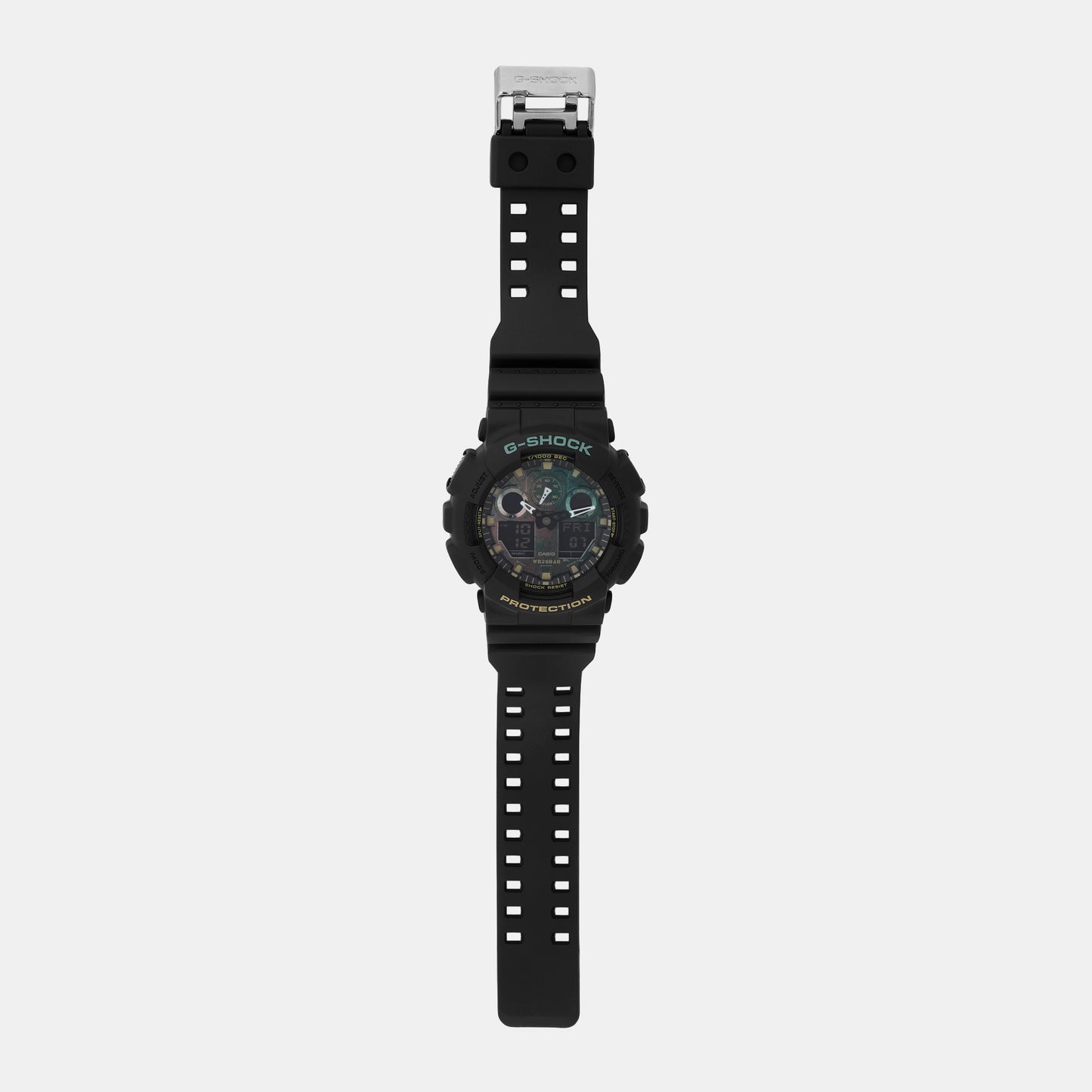 G-Shock Black Men's Analog-Digital Resin Watch G1387 - GA-100RC-1ADR