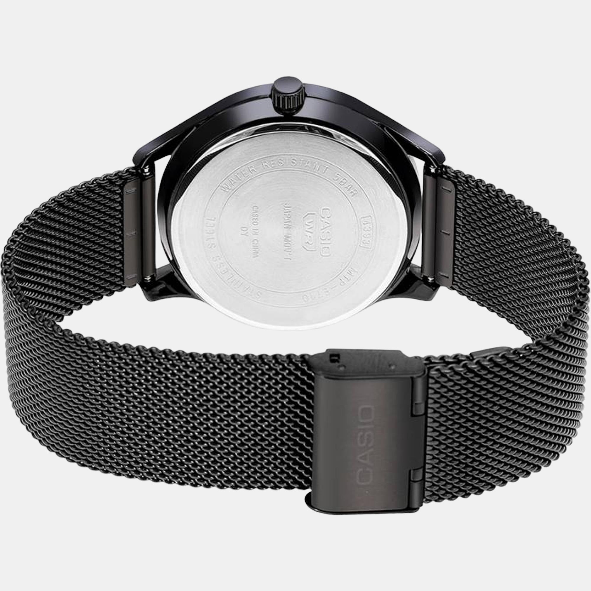 Enticer Men Quartz Blue Dial Analog Stainless Steel Watch A2104