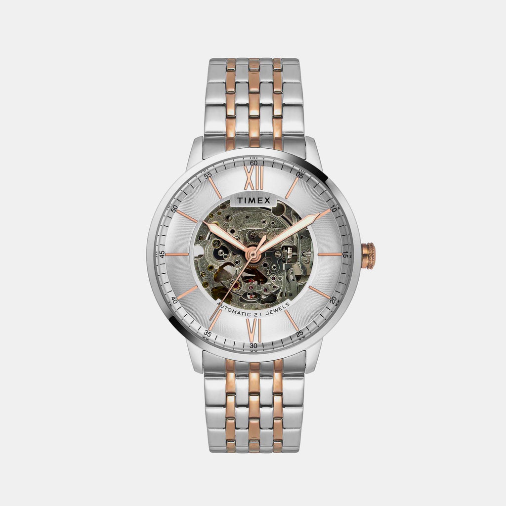 Timex Round Silver Analog watch