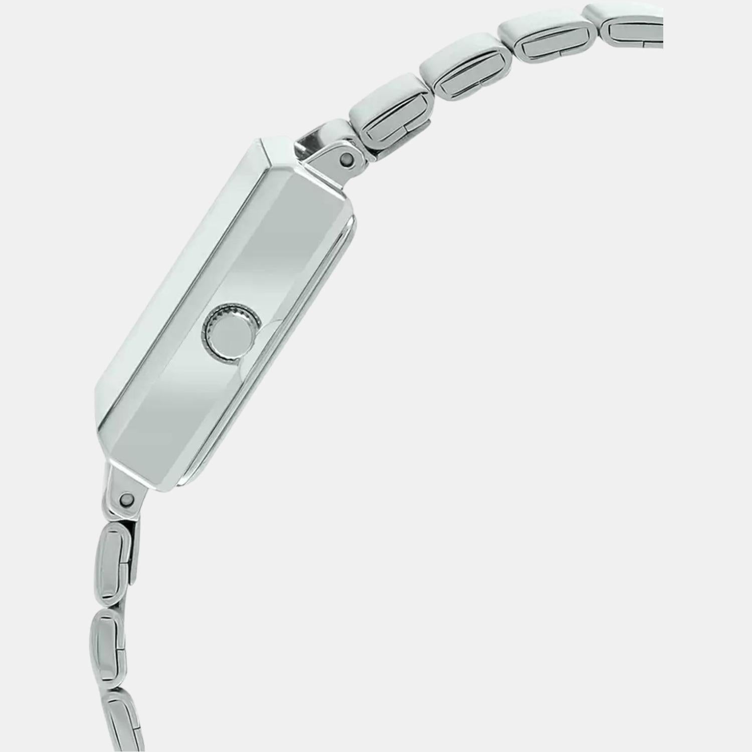 Casio Women Square Silver watch