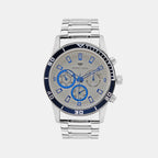 Mont Neo Round Silver Chronograph watch