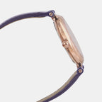 Casio Women Round Purple watch