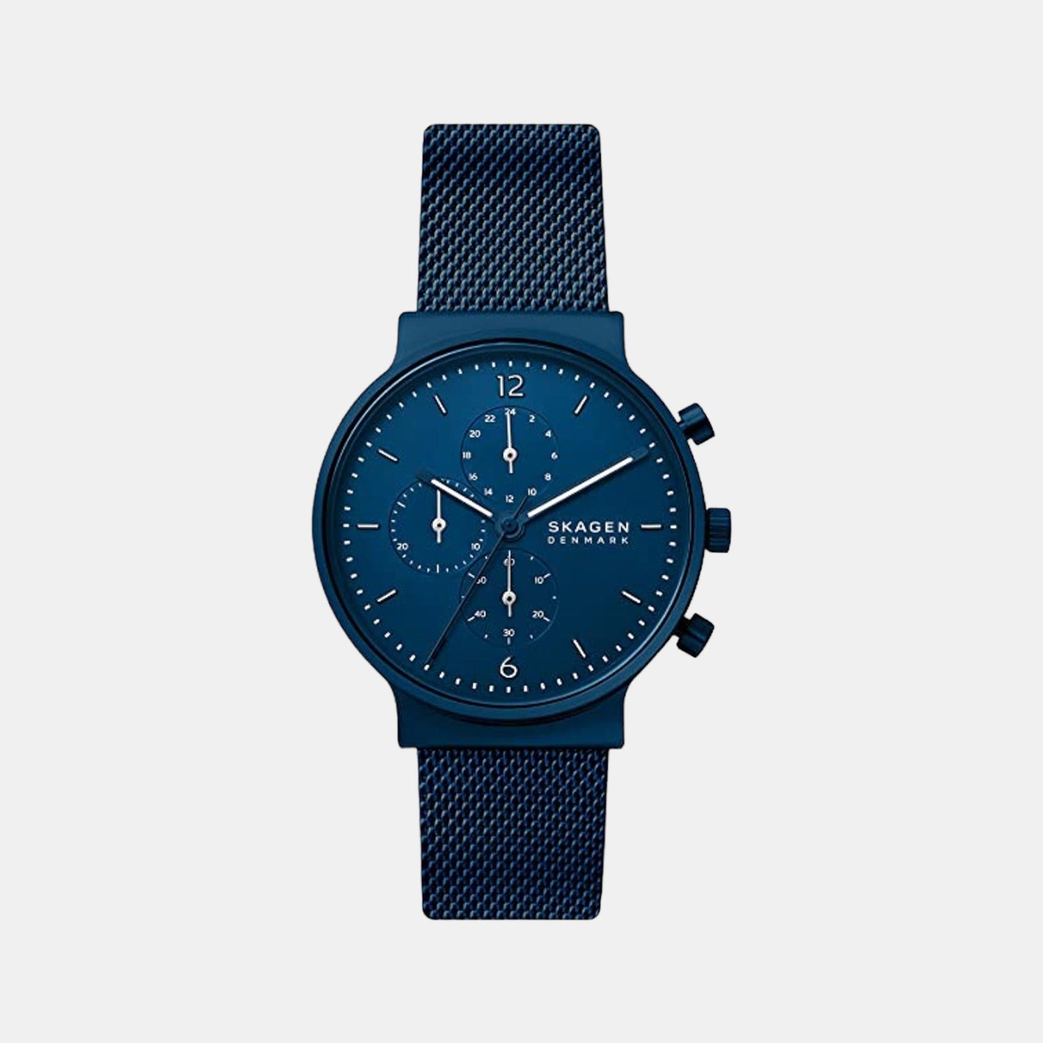 Skagen Round Blue Chronograph watch
