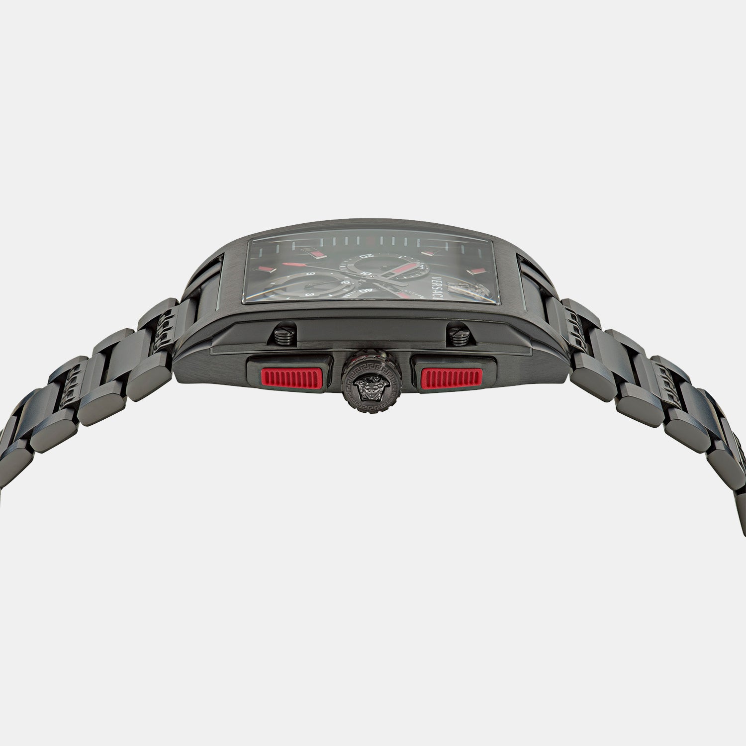 Versace Men Tonneau Black watch