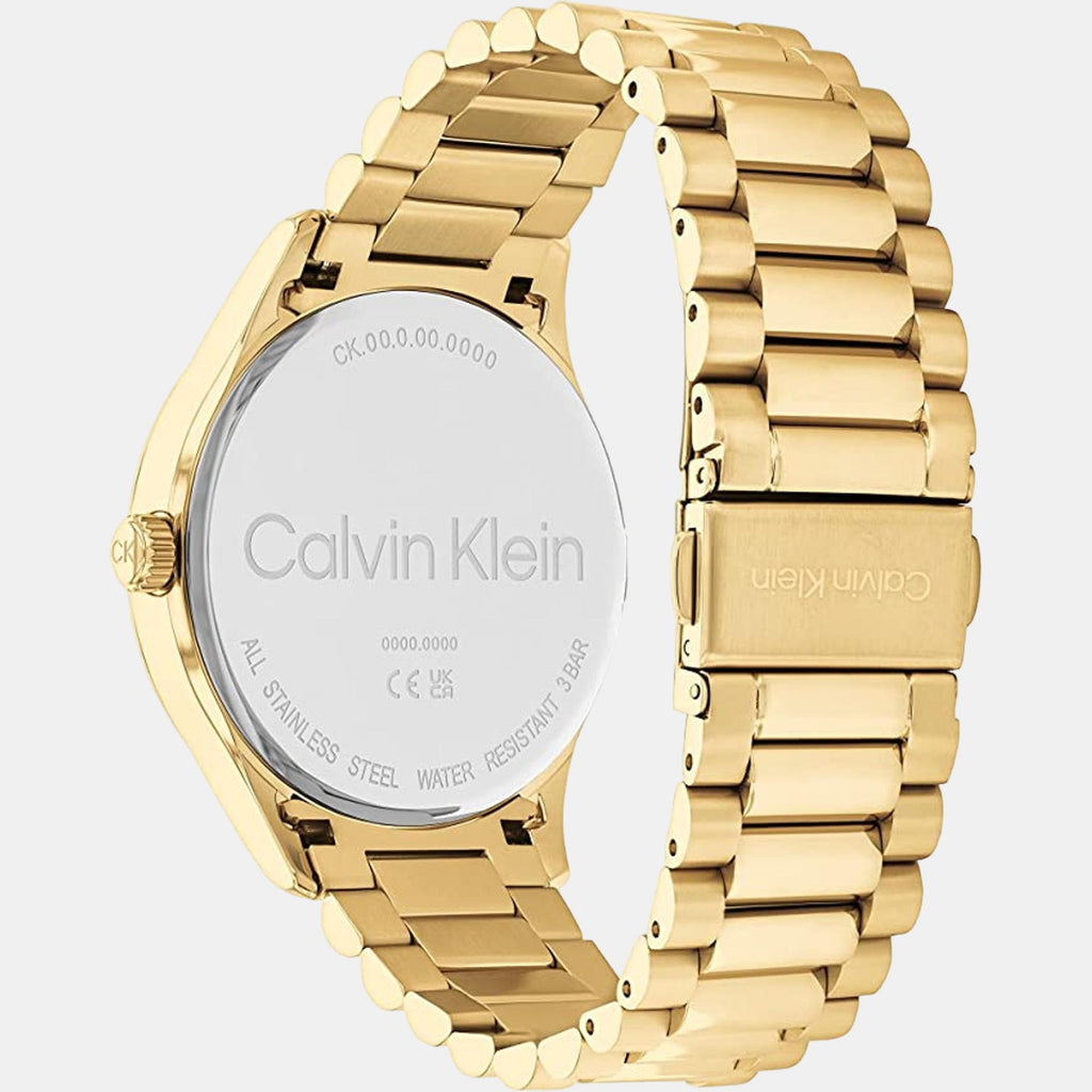 Ck Iconic Unisex Quartz Green Dial Analog Stainless Steel Watch 25200229