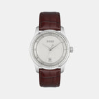 Boss Round Silver Analog watch