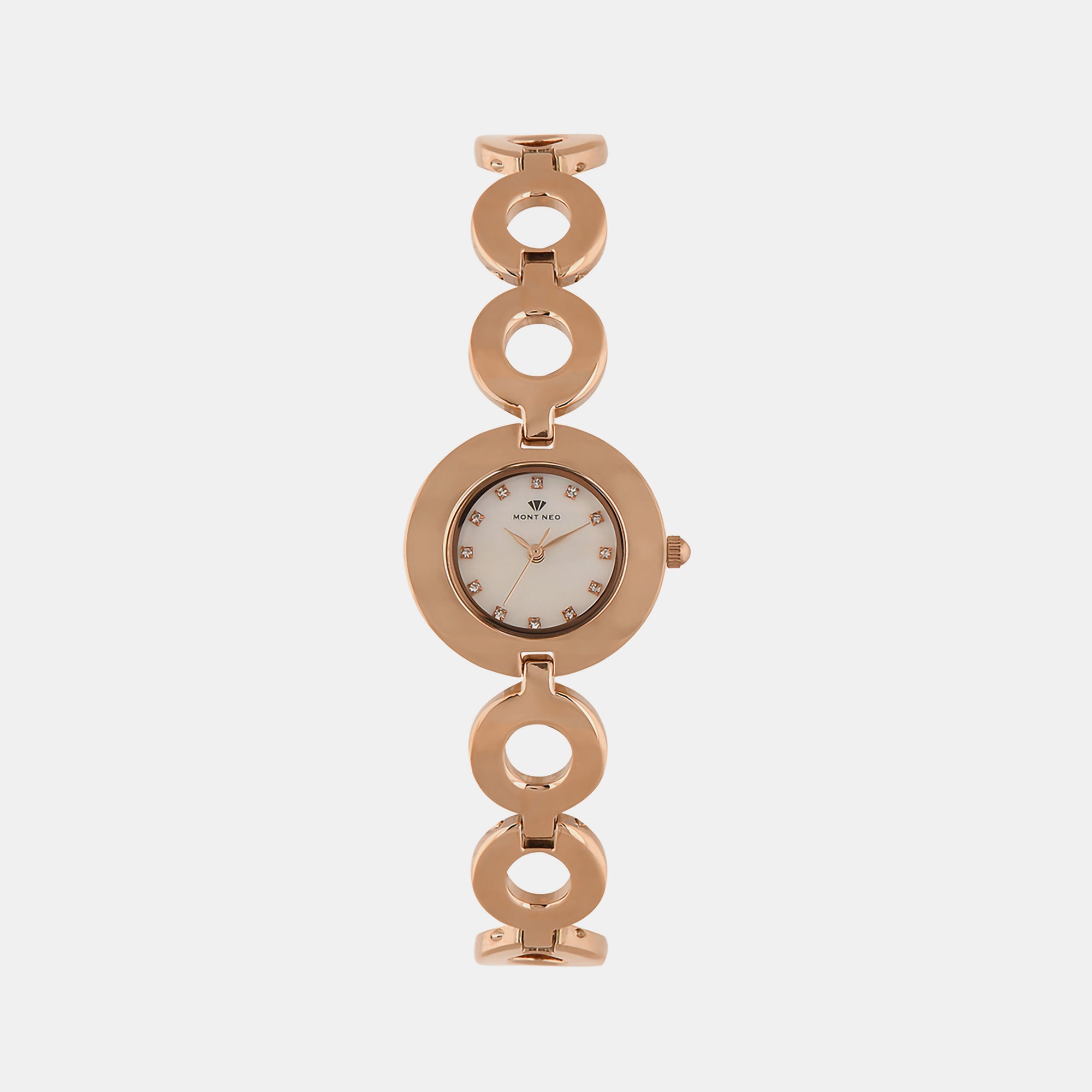 Mont Neo Round Grey Analog watch