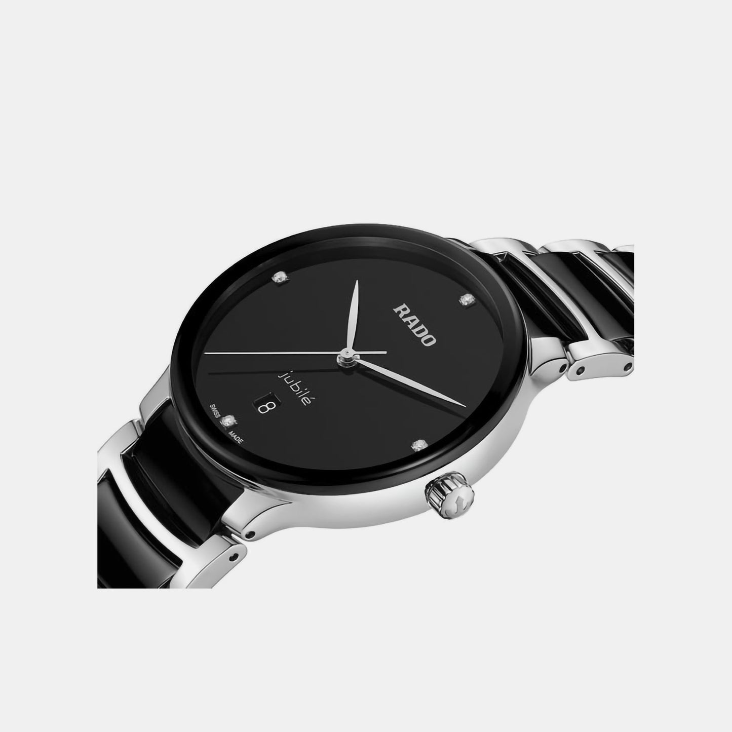 Unisex Black Chronograph Ceramic Watch R30021712