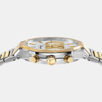 Ferragamo Men Round Silver watch