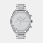 Calvin Klein Round Silver Chronograph watch