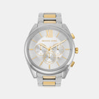 Michael Kors Round Silver Chronograph watch