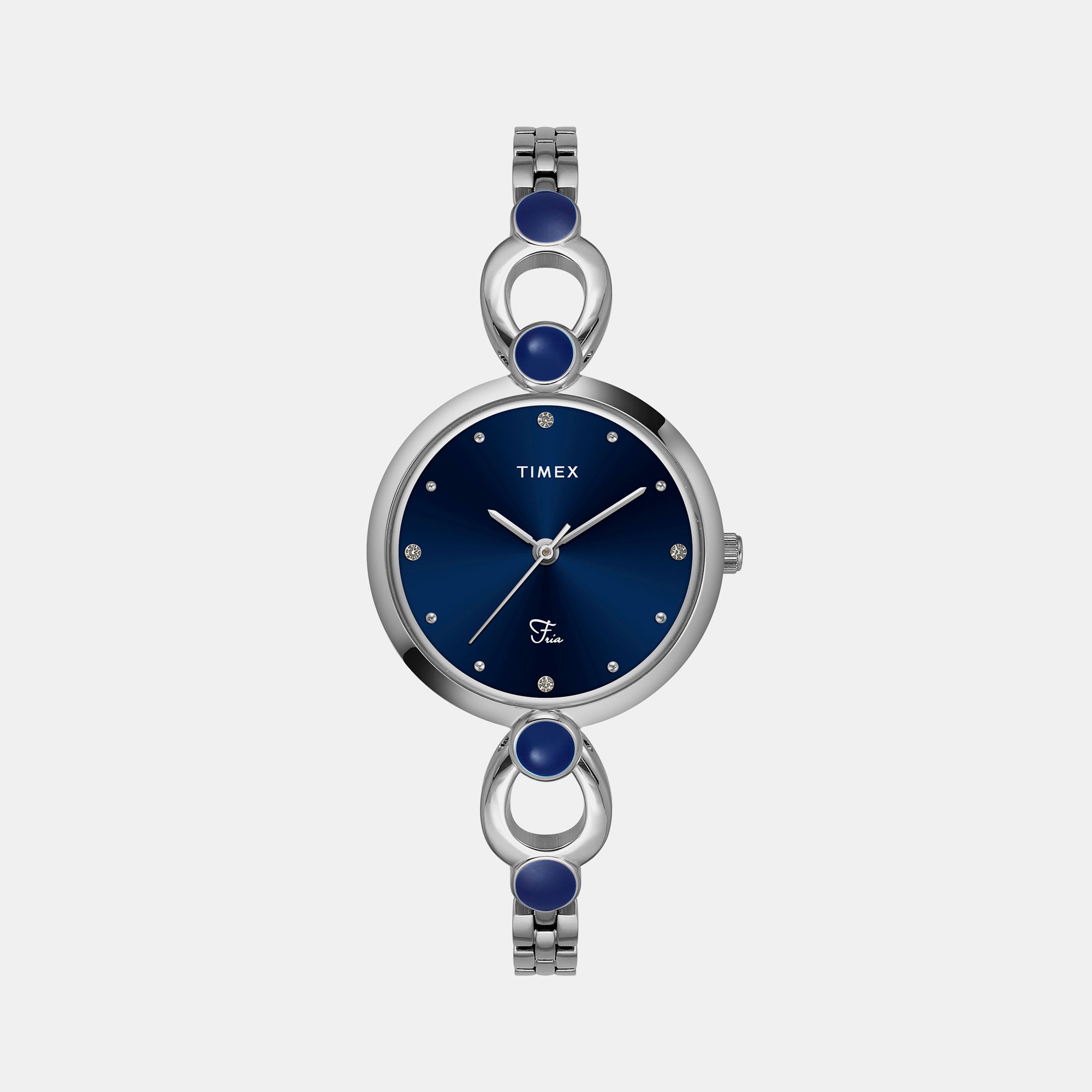 Timex Round Blue Analog watch