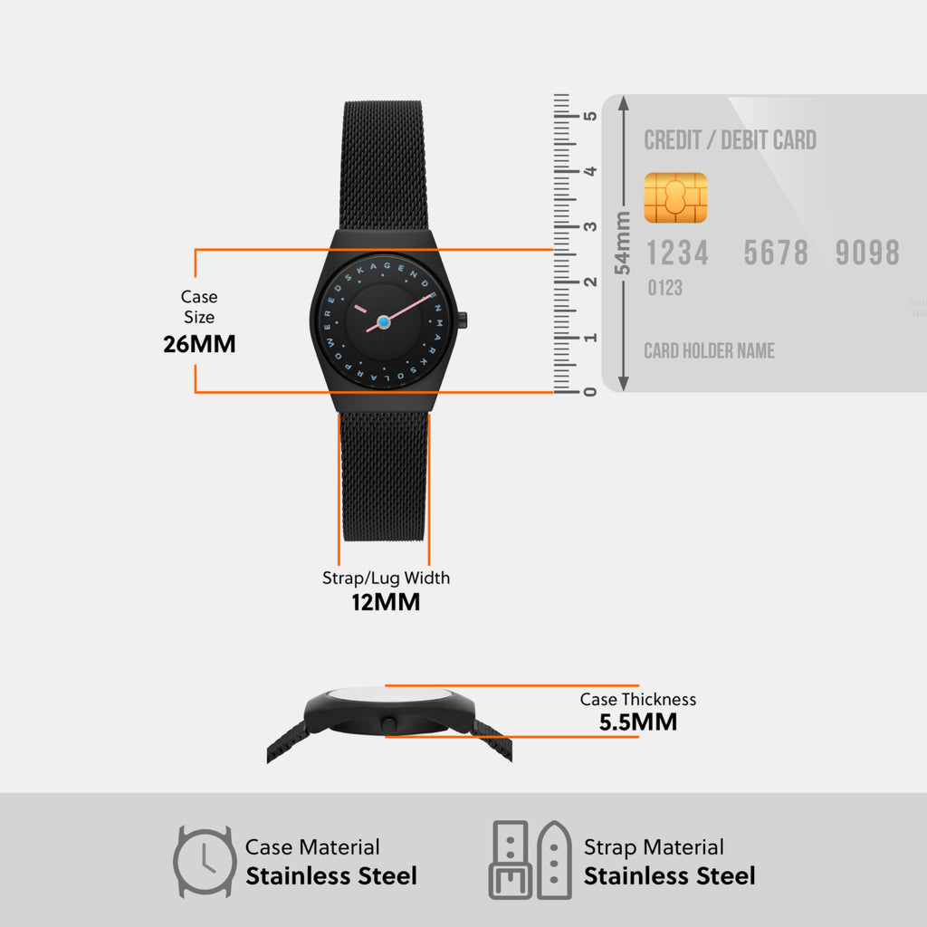 Skagen Stainless Steel Round watch