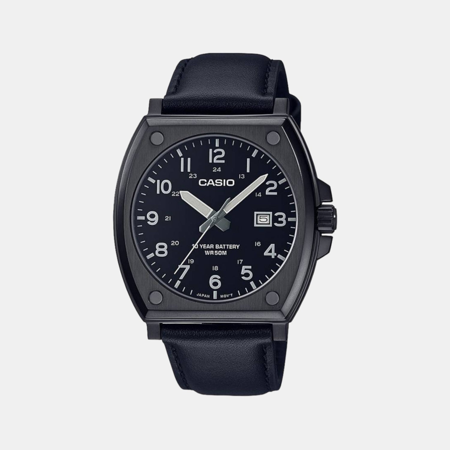 Male Analog Leather Watch A2120