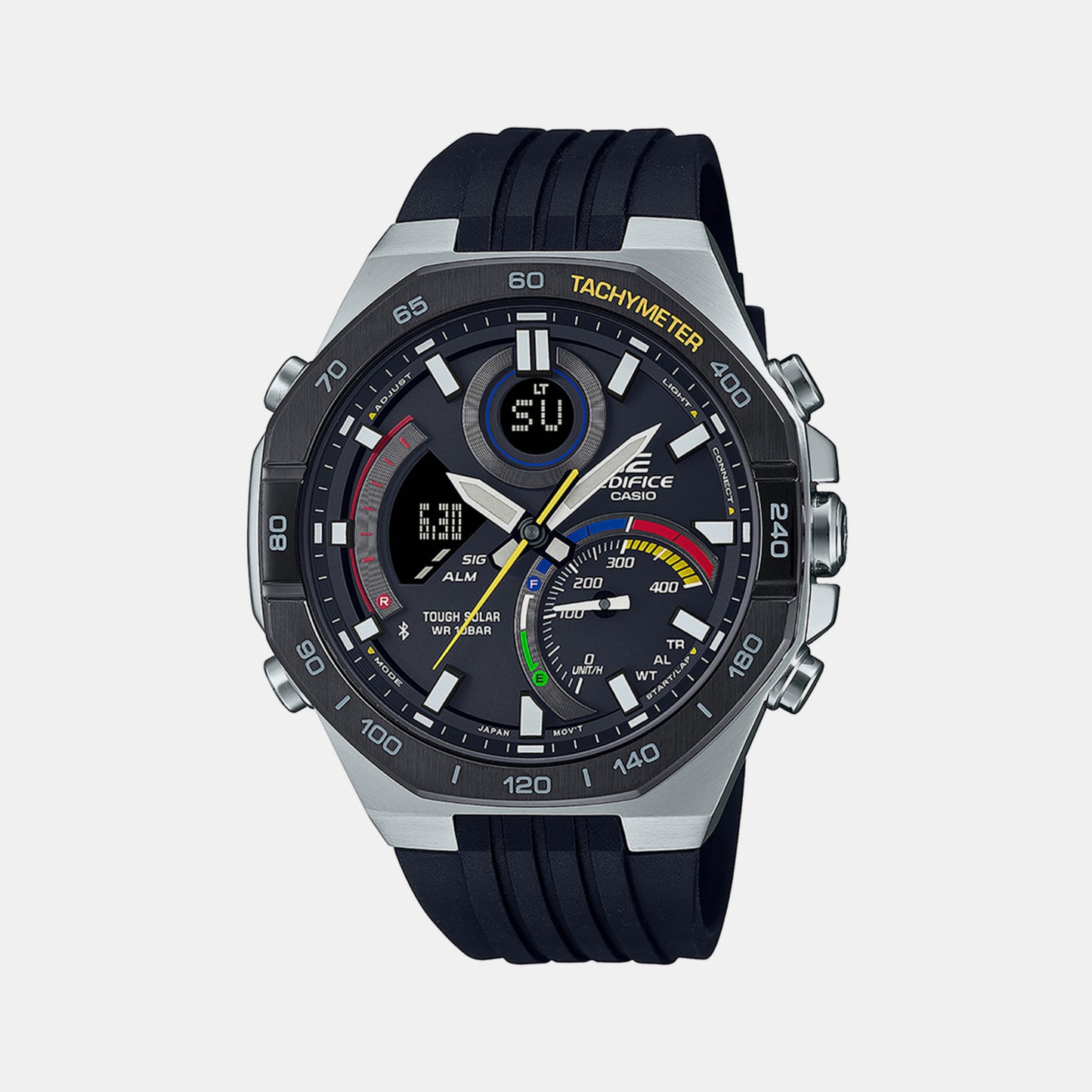 Male Black Analog-Digital Resin Watch EX557