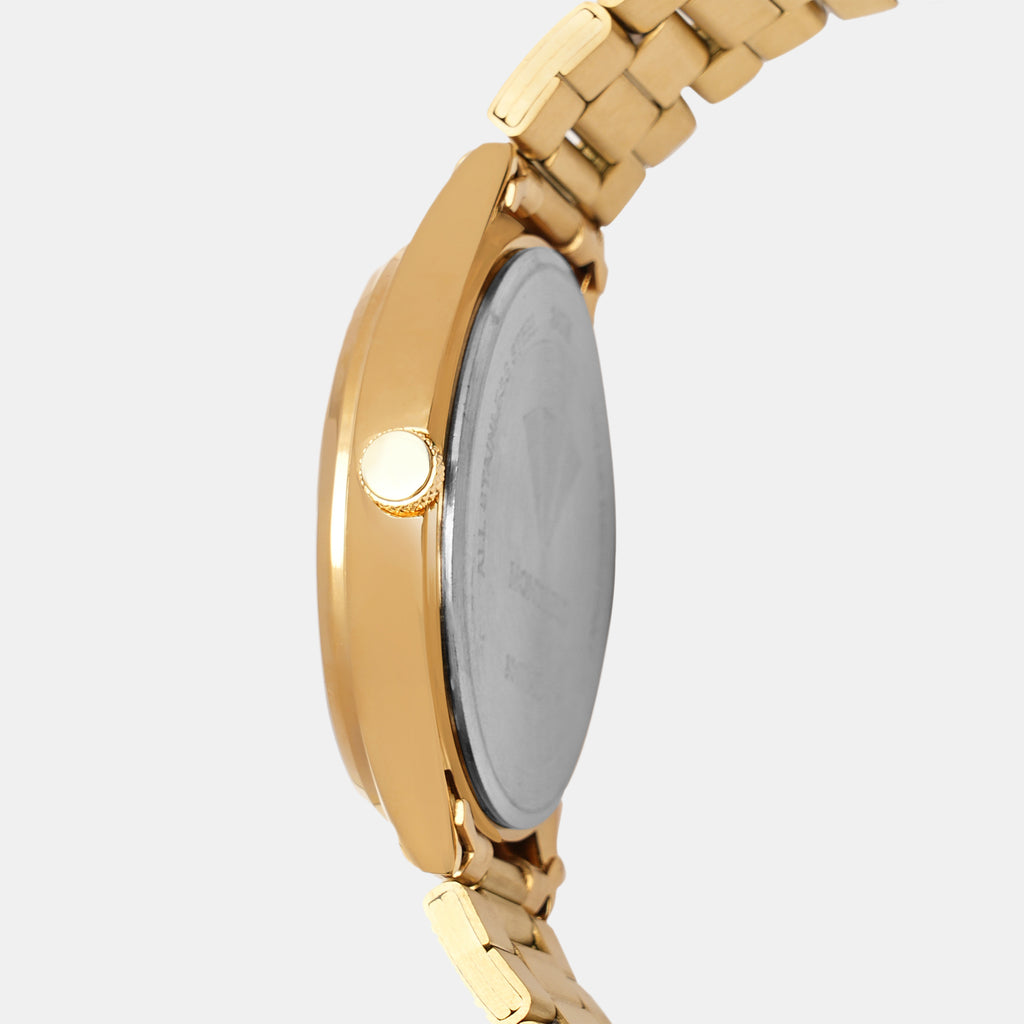 Mont Neo Men Round Gold watch