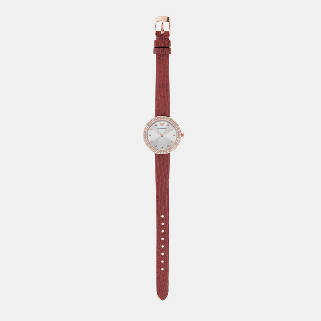 Emporio Armani 30 mm Red Quartz watch