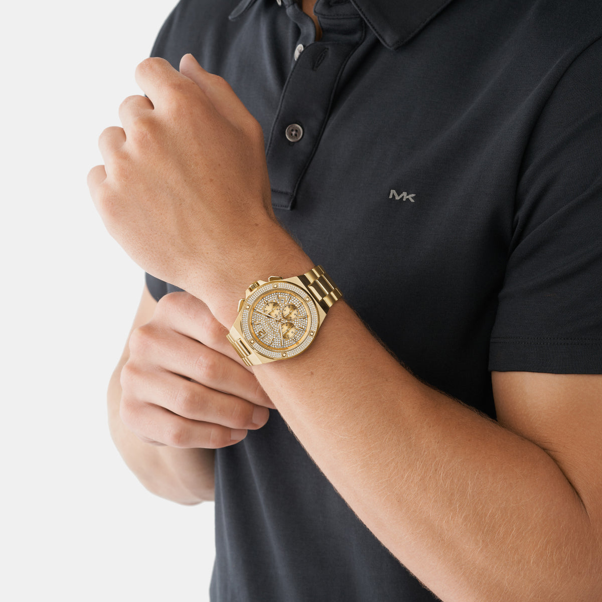 Michael Kors 45 mm Gold Quartz watch